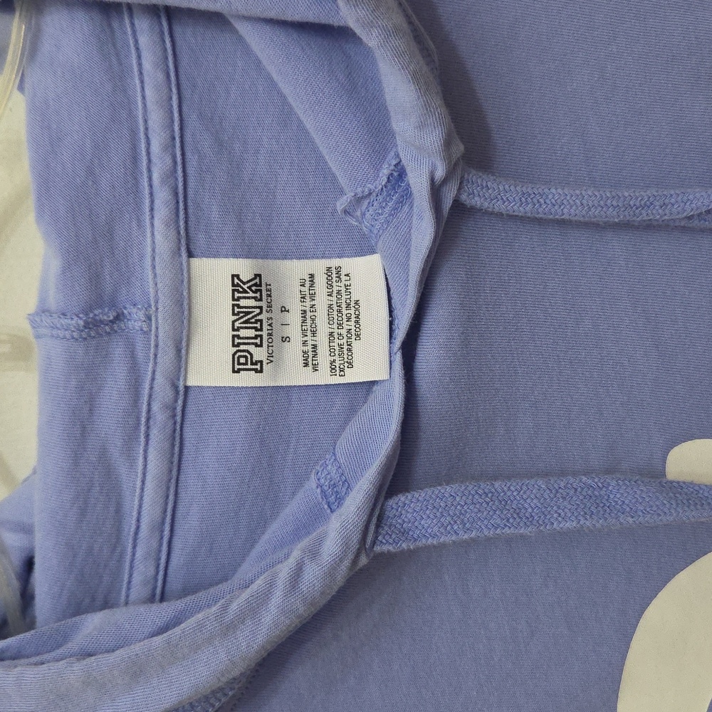 Victoria's Secret PINK Campus Hoodie Tee Pullover Women's/ Small - Picture 5 of 6